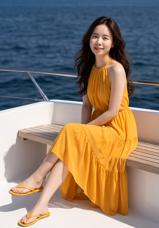 Yacht Fashion Portrait