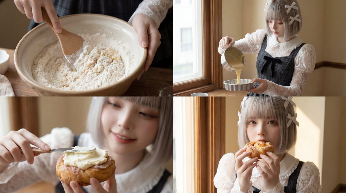 Cinematic Baking Scene