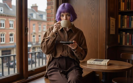 Academia Window Portrait