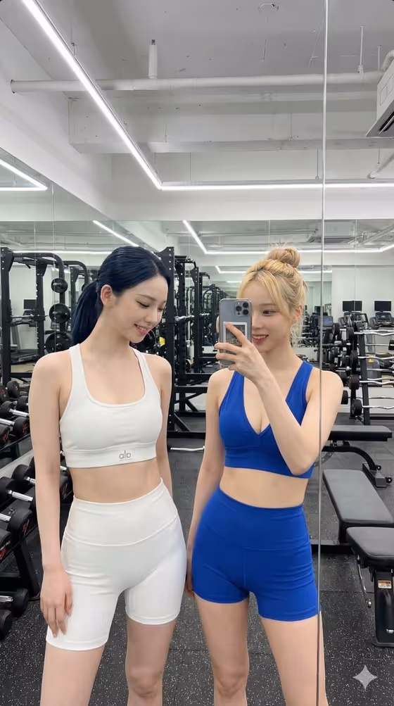 Gym Mirror Duo template result