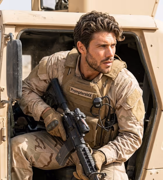 Seal Team Six Desert Portrait