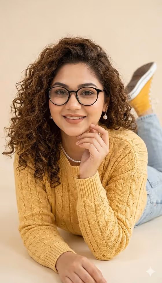 Cozy Studio Portrait template result