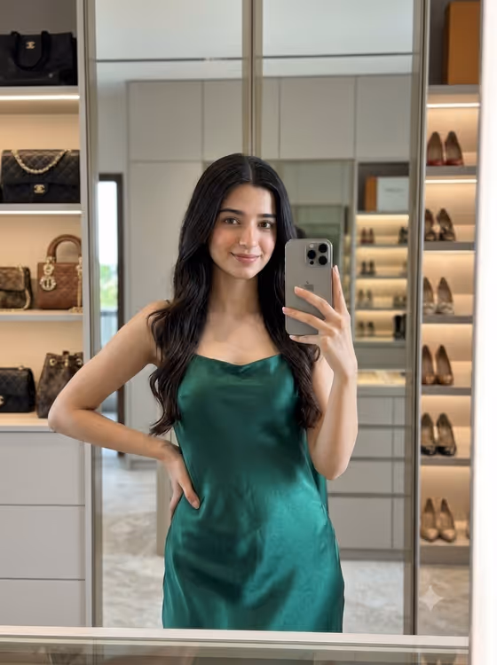 Luxury Mirror Selfie Portrait template result