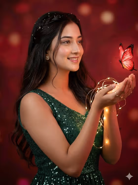 Fairy Light Portrait