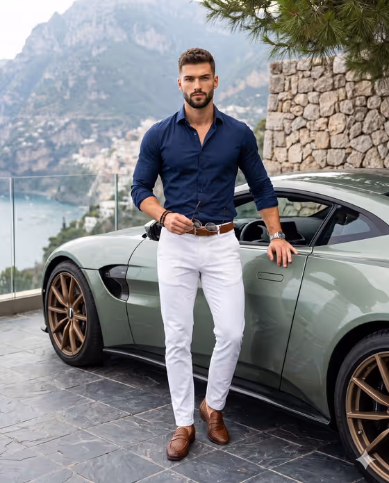 Luxury Automotive Lifestyle Male Portrait