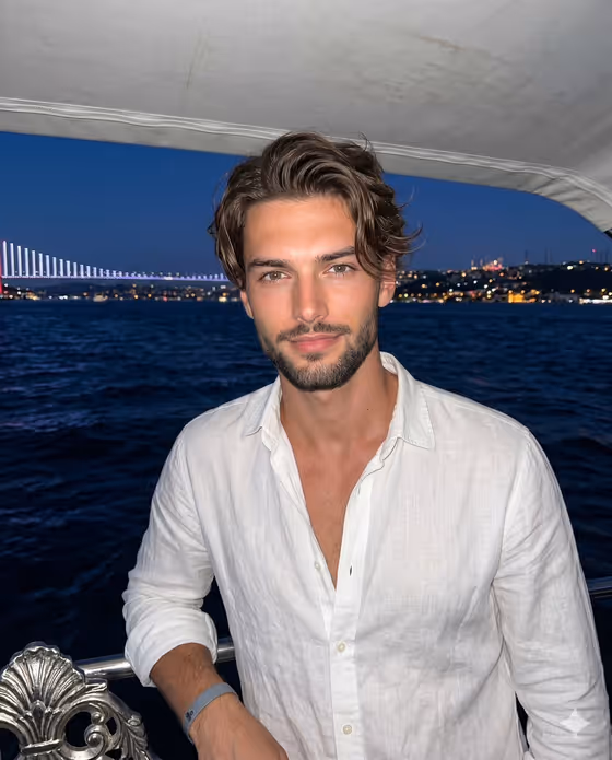 Night Nautical Lifestyle Portrait template result