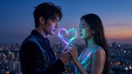 Aurora Heart Lovers