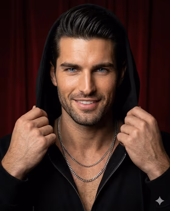 Hooded Editorial Portrait