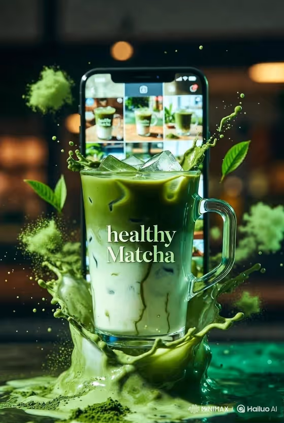 Splash Drink Ad template result