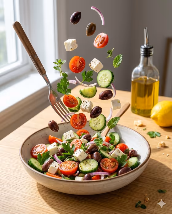 Dynamic Salad Toss template result
