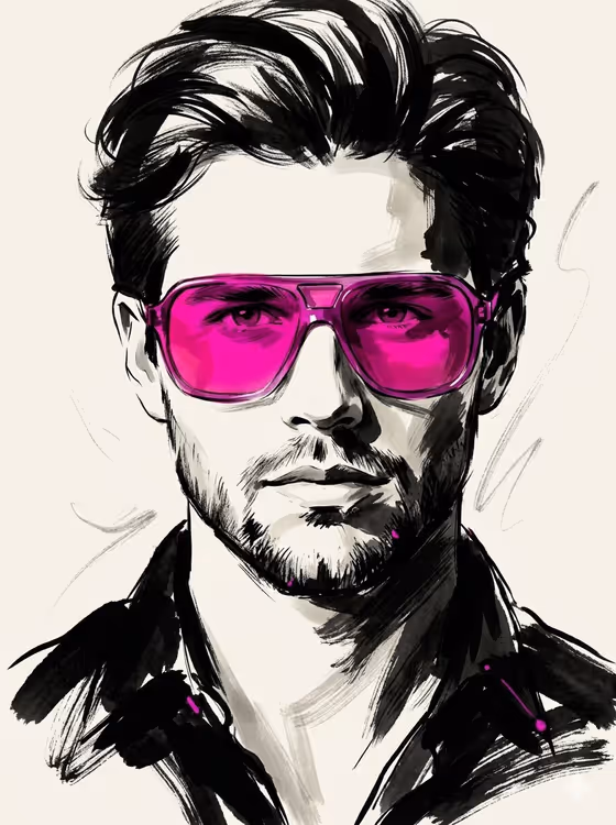 Fashion Ink Portrait