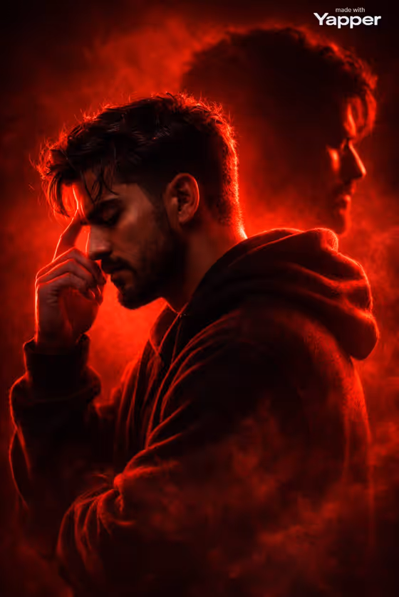 Red Duality Portrait