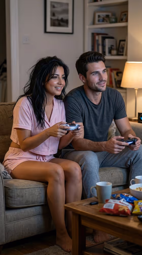 Gaming Couple Portrait