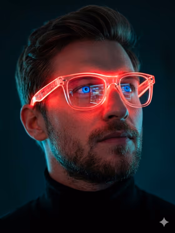 Neon Eyewear Portrait template result