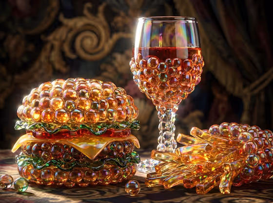 Bubbly Still Life