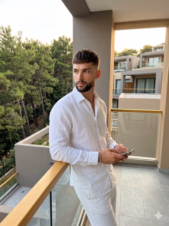 Resort Balcony Lifestyle Portrait