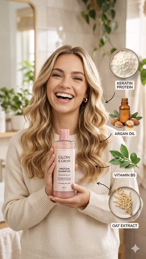 Hair Product Infographic template result