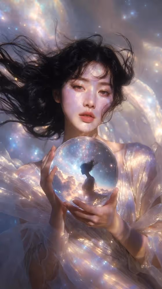 Celestial Crystal Portrait