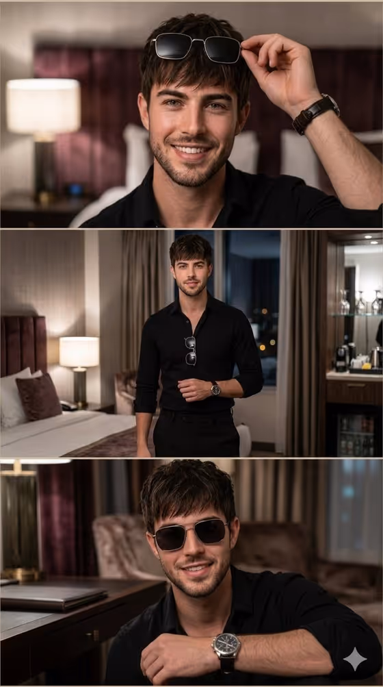 Hotel Triptych Portrait
