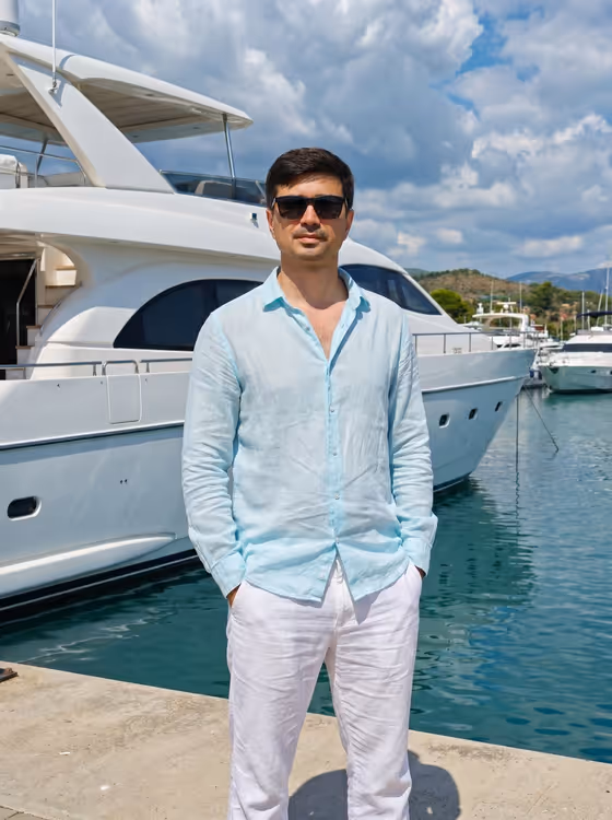Aspirational Marina Yacht Portrait