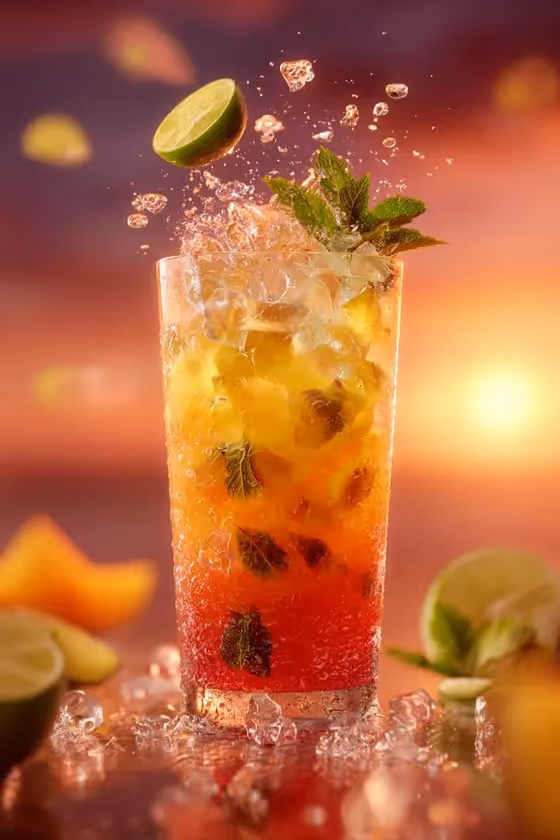 Floating Juice Shot