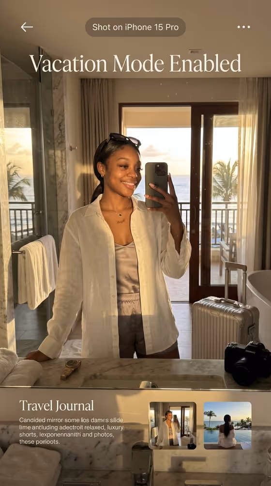 Resort Mirror Selfie