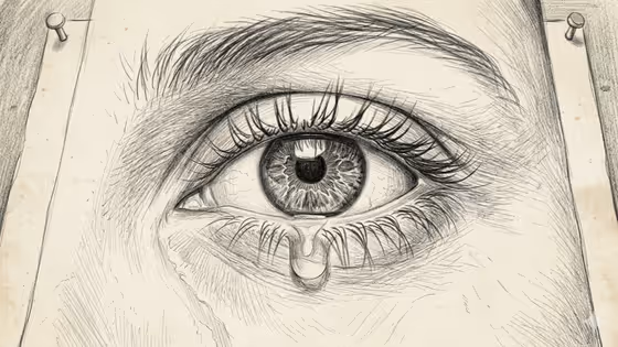 Pinned Eye Sketch template result