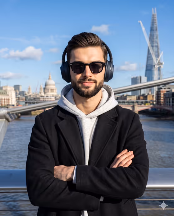 Urban Waterfront Portrait template result