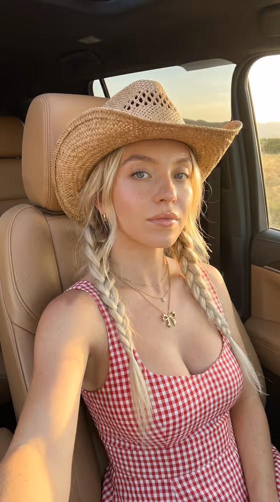 Golden SUV Selfie