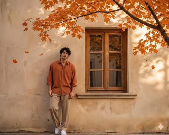 Autumn Environmental Portrait template result