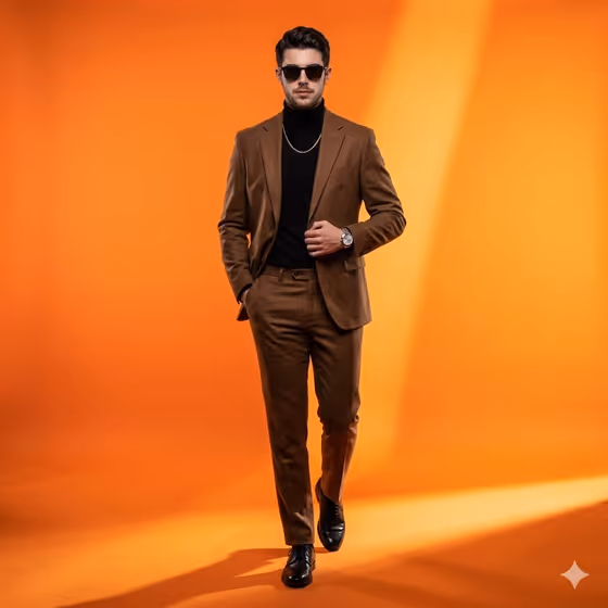 Gradient Studio Portrait template result