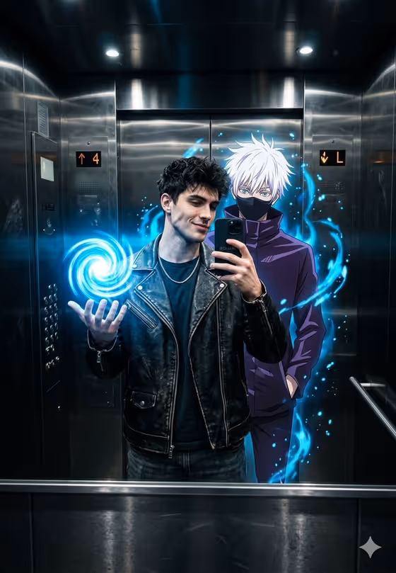 Anime Mirror Selfie