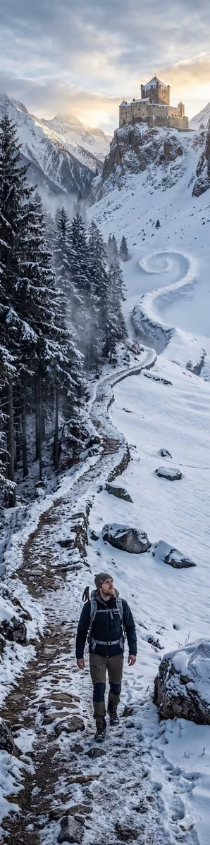 Mythic Alpine Panorama