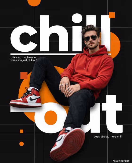Typography Bench Poster