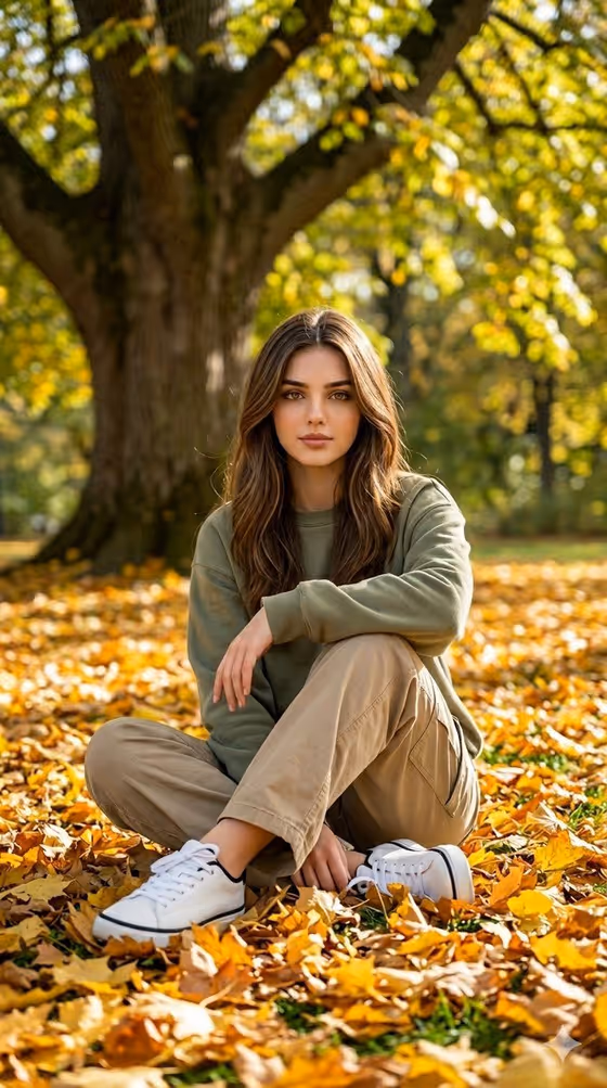 Autumn Park Portrait