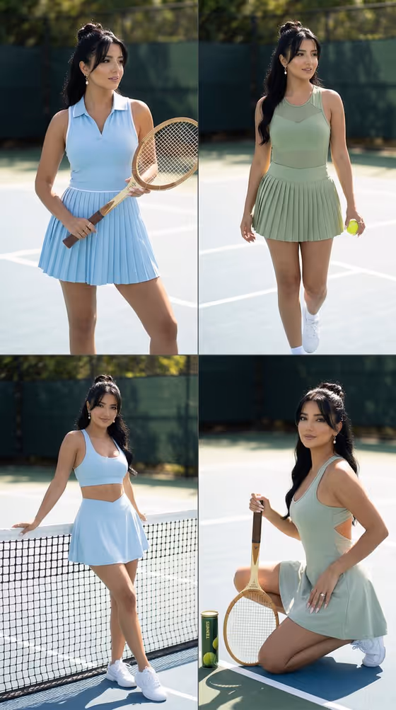 Tennis Editorial Grid template result
