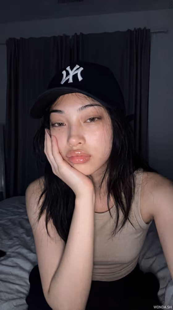 Bedroom Flash Selfie template result