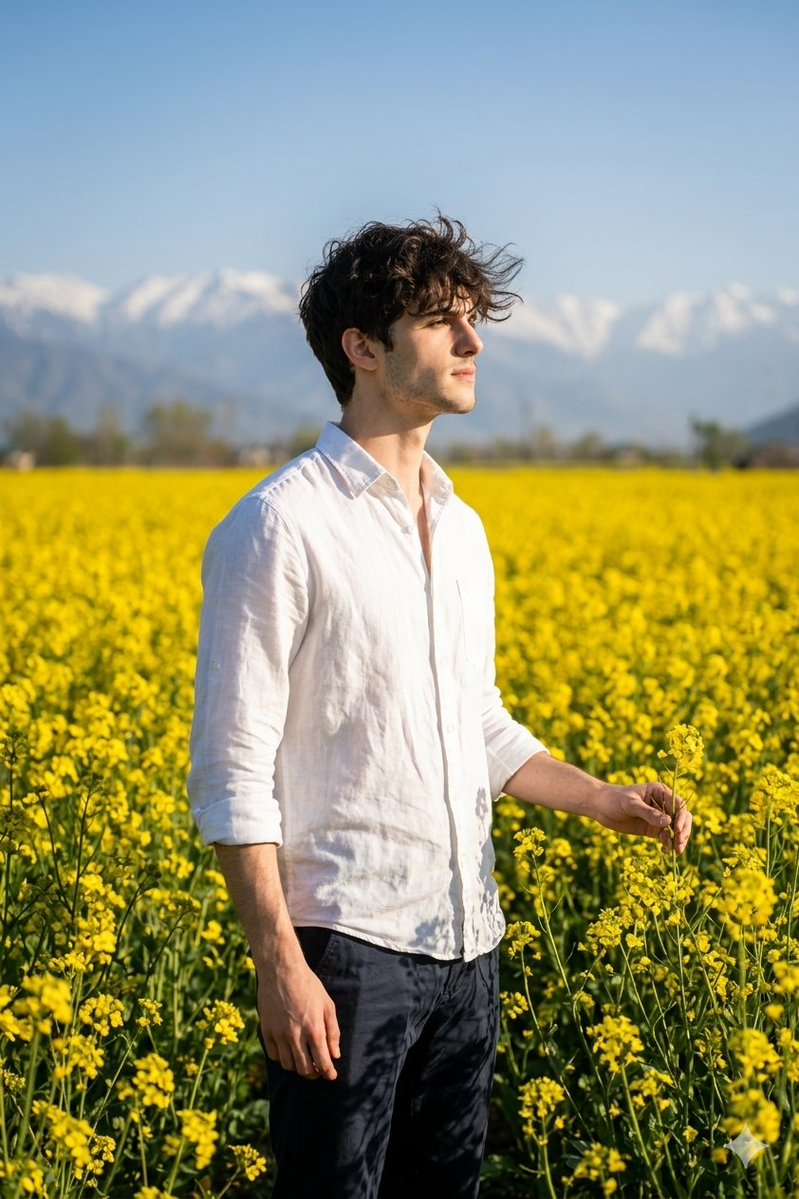 Kashmir Field Portrait