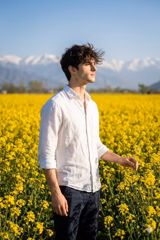 Kashmir Field Portrait