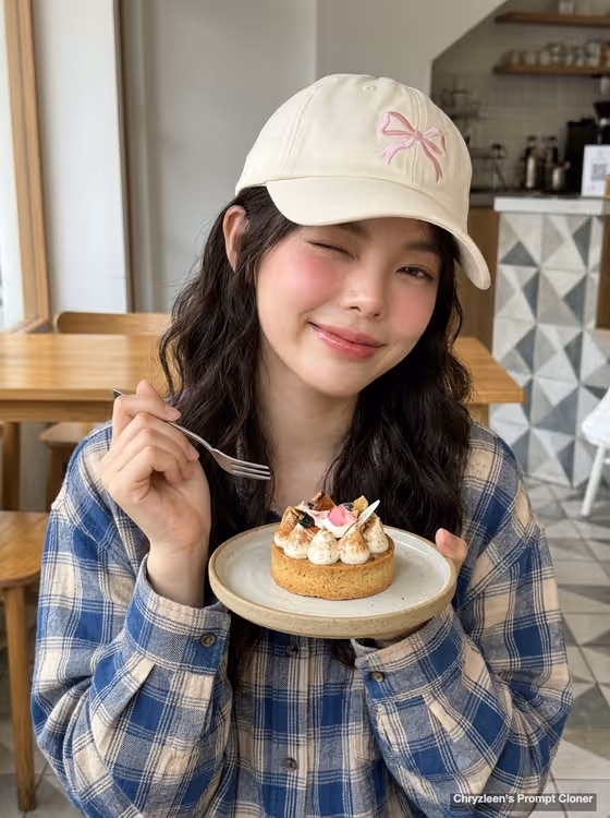Cafe Dessert Portrait