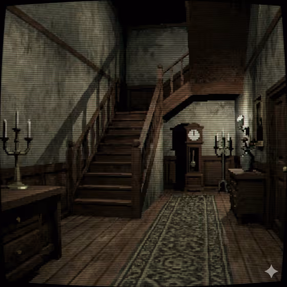 Low-Poly Interior template result