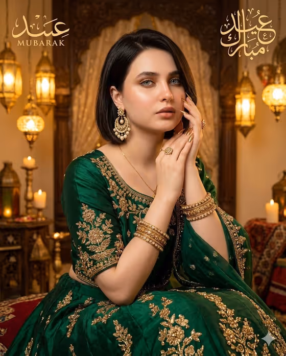 Eid Portrait template result