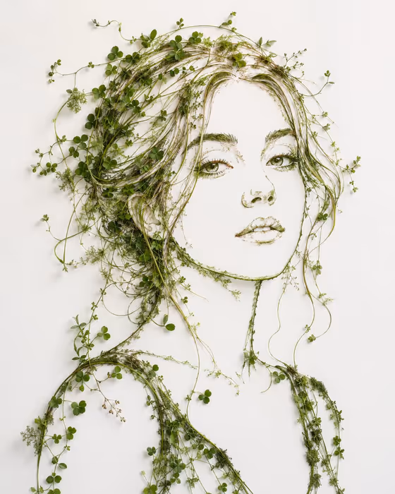 Botanical Wall Portrait template result