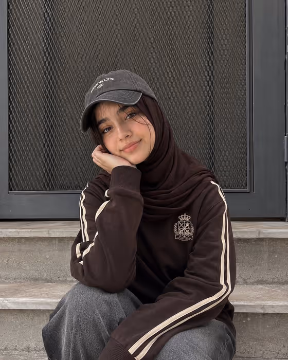 Streetwear Hijab Portrait template result