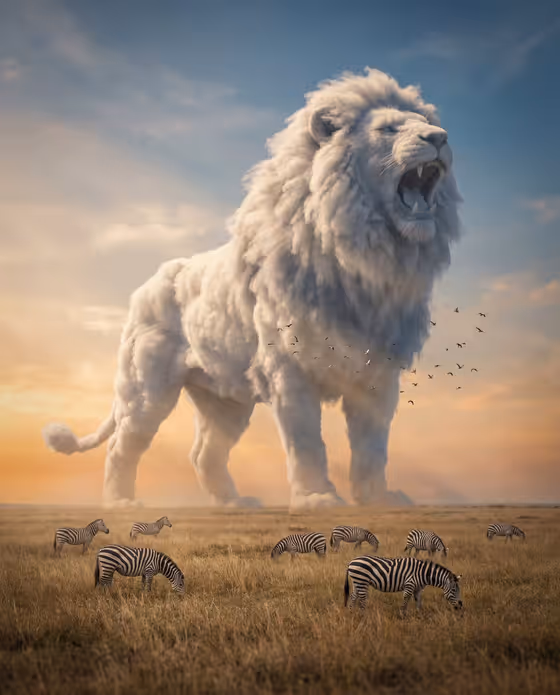 Majestic Elephant Cloud Photography