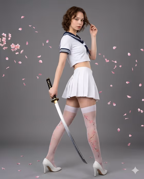 Samurai Style Sailor Fashion Portrait