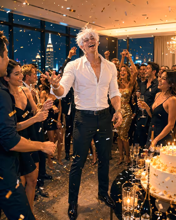 Penthouse Party Portrait
