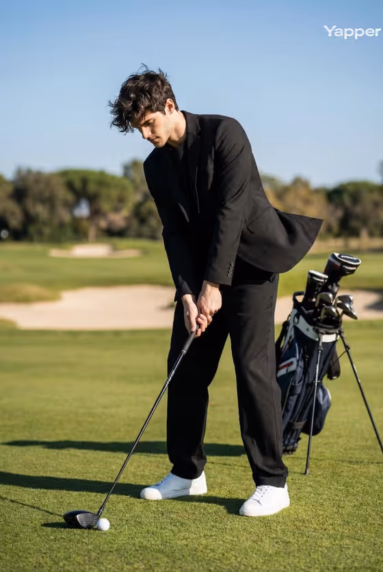 Cinematic Golf Portrait