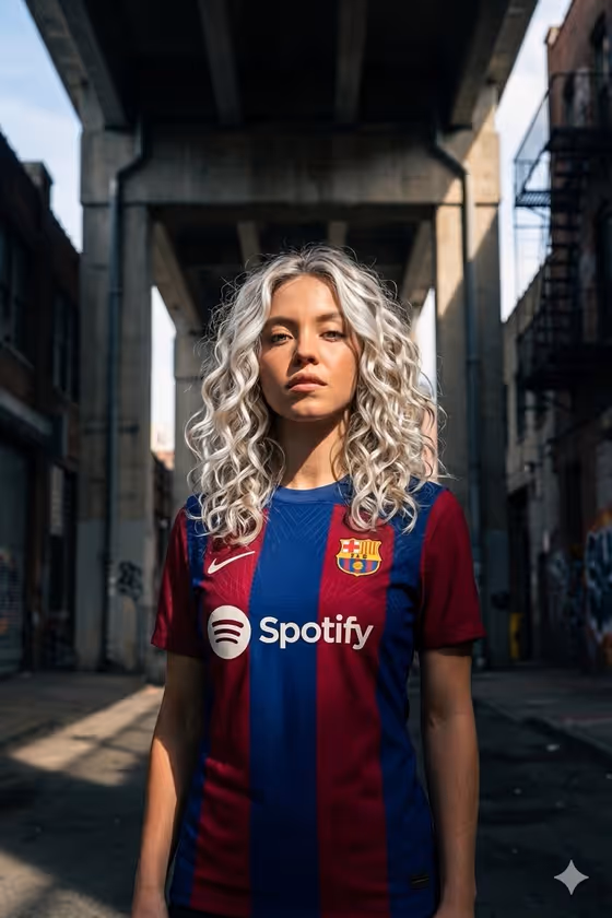 Industrial Sports Editorial Portrait template result