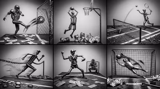 Metal Sports Dioramas template result